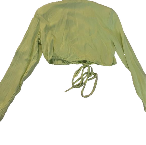 ZARA wrap top! Shoulder pads! - Picture 3 of 3